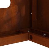 Air Conditioner Cover Rusty 100 x 50 x 70 cm Galvanised Steel - Extra Image