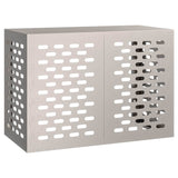 Air Conditioner Cover Rusty 100 x 50 x 70 cm Galvanised Steel - 45-Degree Angle