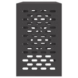 Air Conditioner Cover Black 110 x 50 x 80 cm Steel