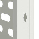 Air Conditioner Cover White 110 x 50 x 80 cm Steel