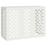 Air Conditioner Cover White 110 x 50 x 80 cm Steel