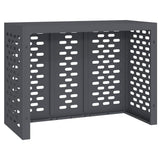Air Conditioner Cover Anthracite 110 x 50 x 80 cm Steel - 45-Degree Angle
