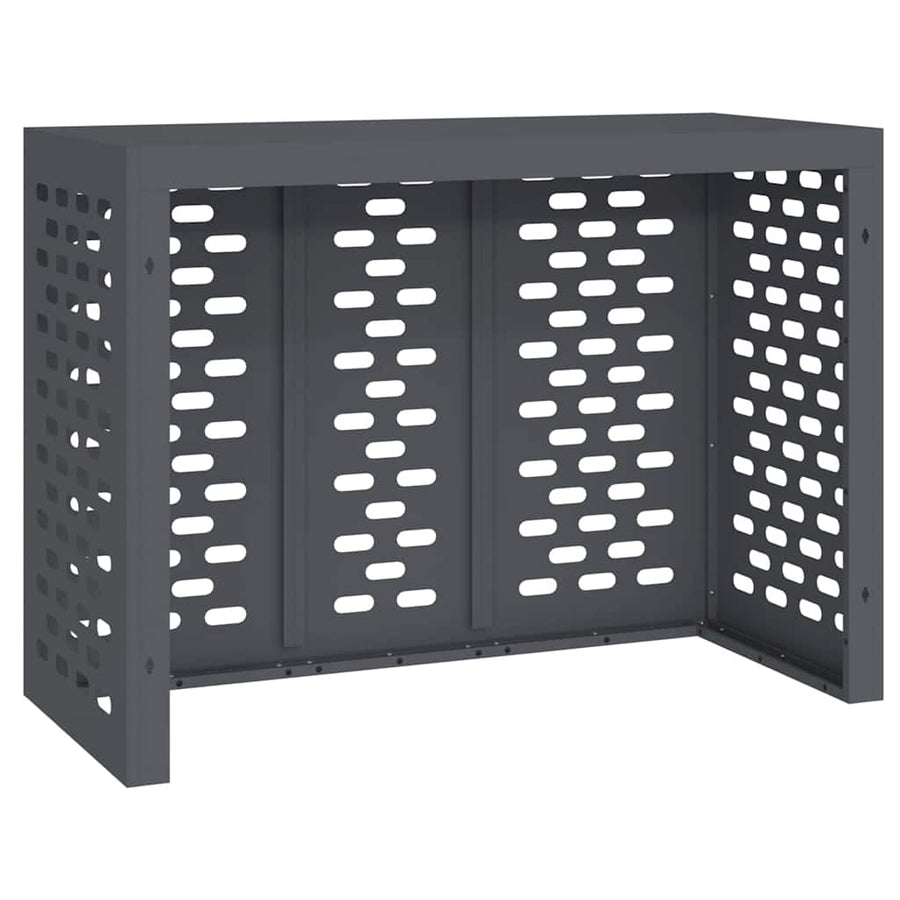 Air Conditioner Cover Anthracite 110 x 50 x 80 cm Steel