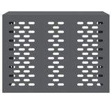 Air Conditioner Cover Anthracite 110 x 50 x 80 cm Steel - Rear View