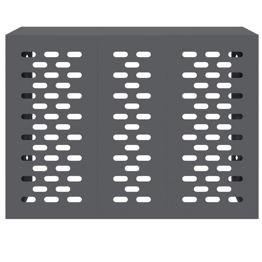 Air Conditioner Cover Anthracite 110 x 50 x 80 cm Steel