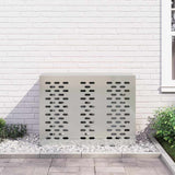 Air Conditioner Cover Silver 110 x 50 x 80 cm Galvanised Steel - Top-Down View