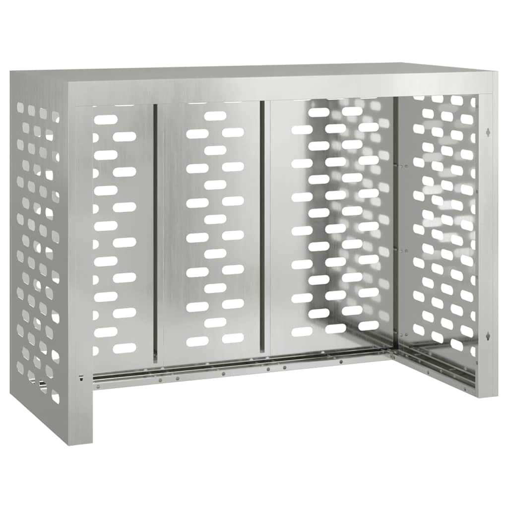 Air Conditioner Cover Silver 110 x 50 x 80 cm Galvanised Steel