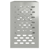 Air Conditioner Cover Silver 110 x 50 x 80 cm Galvanised Steel - Rear View