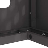 Air Conditioner Cover Black 110 x 50 x 105 cm Steel - Extra Image