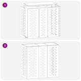 Air Conditioner Cover Anthracite 110 x 50 x 105 cm - Extra Image