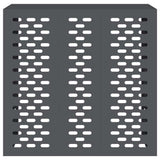 Air Conditioner Cover Anthracite 110 x 50 x 105 cm - Rear View