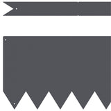 Lawn Edgings 20 pcs Anthracite 100 x 0.5 x 20 cm Steel - Top-Down View