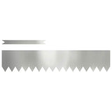 Lawn Edgings 30 pcs Silver 100 x 0.5 x 20 cm Galvanised steel - Front View