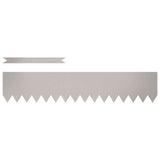 Lawn Edging 10 pcs Brown 100 x 0.05 x 20 cm Weathering Steel - Top-Down View