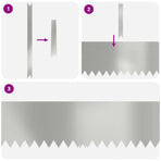 Lawn Edging 20 pcs 100 x 0.05 x 30 cm Galvanised Steel Silver