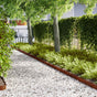 Lawn Edging 20 pcs 100 x 0.05 x 30 cm Rusty