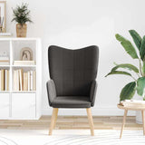 Armchair Dark Grey 62 x 67 x 95,5 cm Sherpa Fabric - Side View