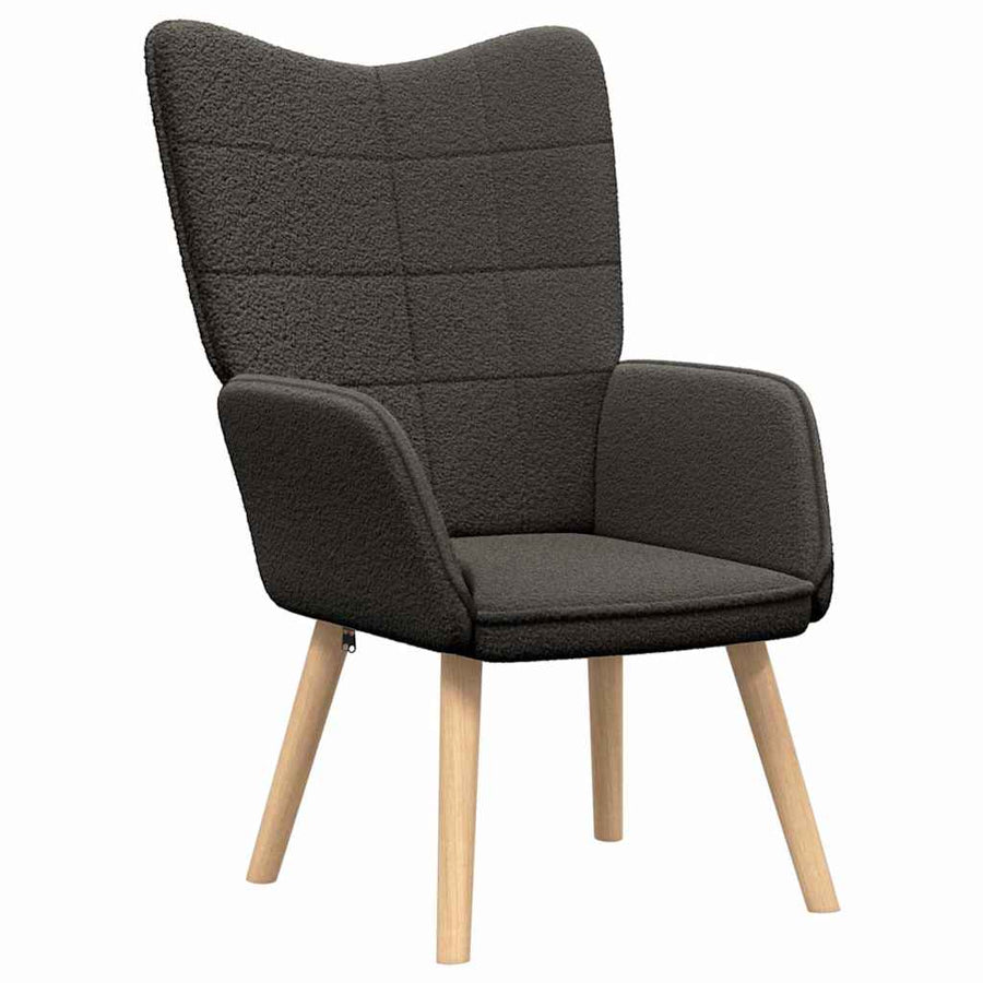 Armchair Dark Grey 62 x 67 x 95,5 cm Sherpa Fabric