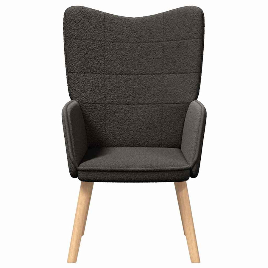 Armchair Dark Grey 62 x 67 x 95,5 cm Sherpa Fabric