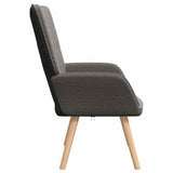 Armchair Dark Grey 62 x 67 x 95,5 cm Sherpa Fabric - 45-Degree Angle