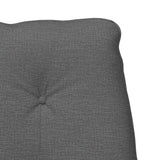 Armchair Dark Grey 69 x 74 x 93 cm Fabric and Plywood