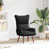 Relaxing Chair Black 69 x 74 x 93 cm Faux leather