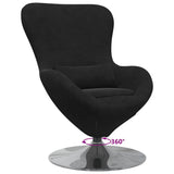 Egg Chair Black Velvet
