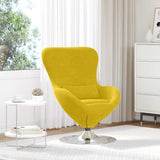 Egg Chair Yellow Velvet