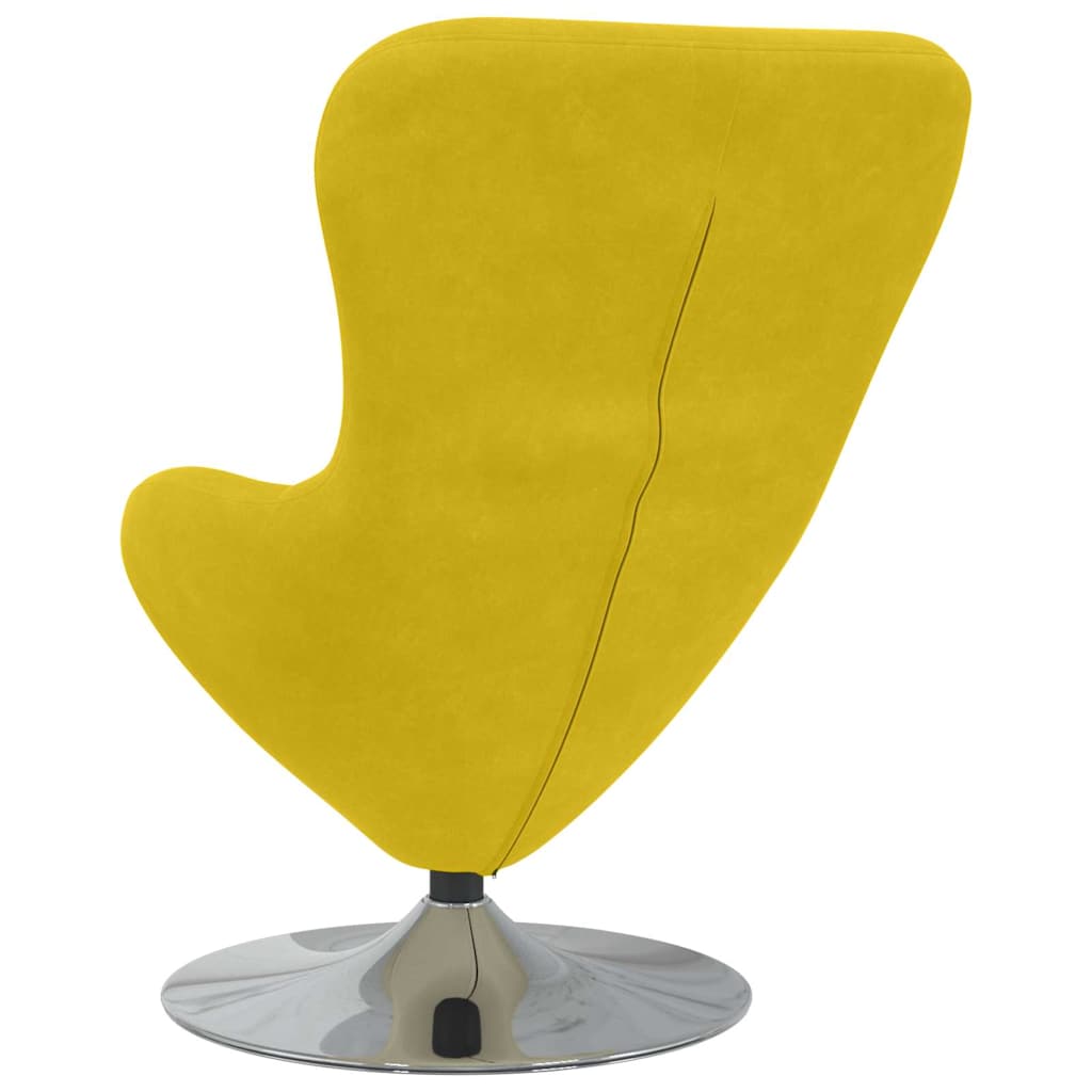 Egg Chair Yellow Velvet