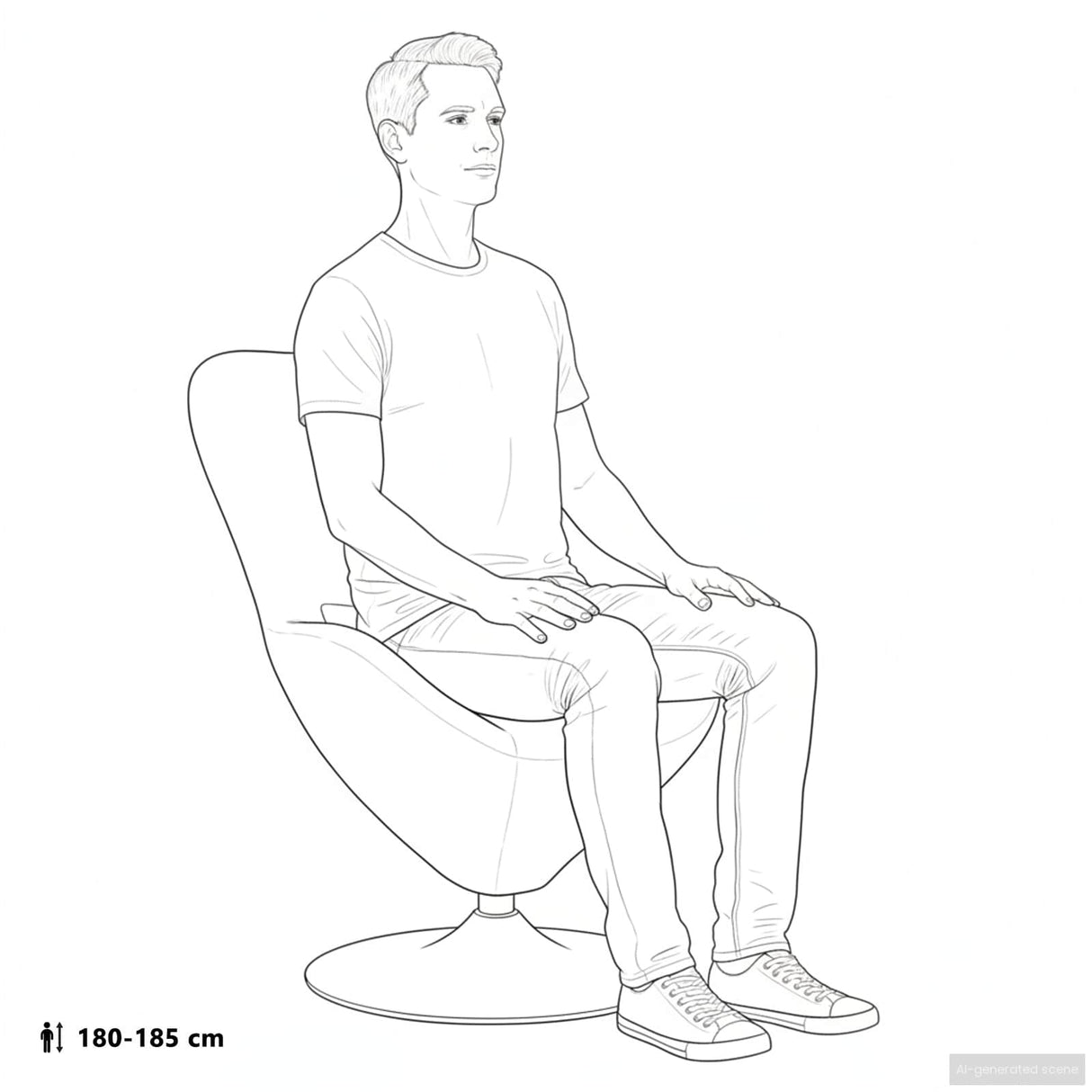 Egg Chair Yellow Velvet