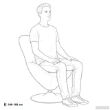 Egg Chair Yellow Velvet - Extra Image