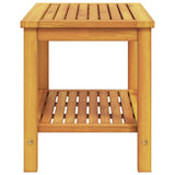 Side Table Oil Natural 70 x 40 x 45 cm Solid Acacia Wood