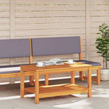 Side Table Oil Natural 90 x 50 x 45 cm Solid Acacia Wood