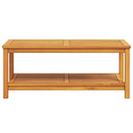 Side Table Oil Natural 110 x 55 x 45 cm Solid Acacia Wood