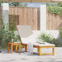 Sun Lounger Solid Acacia Wood Brown