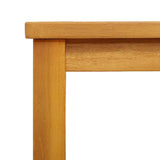 Side Table Oil Natural 35 x 35 x 34 cm Solid Acacia Wood - Extra Image