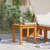 Side Table Oil Natural 35 x 35 x 34 cm Solid Acacia Wood