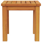 Side Table Oil Natural 35 x 35 x 34 cm Solid Acacia Wood