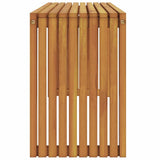 Bench Oil Natural 110 x 30 x 45 cm Solid Teak Wood - 45-Degree Angle