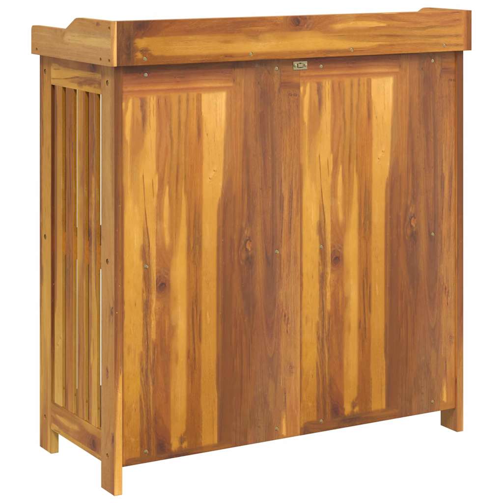 Garden Cabinet Brown 93 x 41.5 x 98cm Solid Acacia Wood