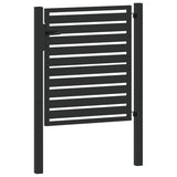 Garden Gate Lockable Black 100x100 cm Aluminium