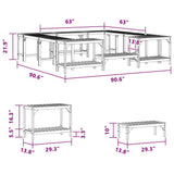 Hot Tub Surround Brown 230 x 230 cm Solid Acacia Wood - Low Angle