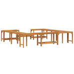 Hot Tub Surround Solid Acacia Wood Brown