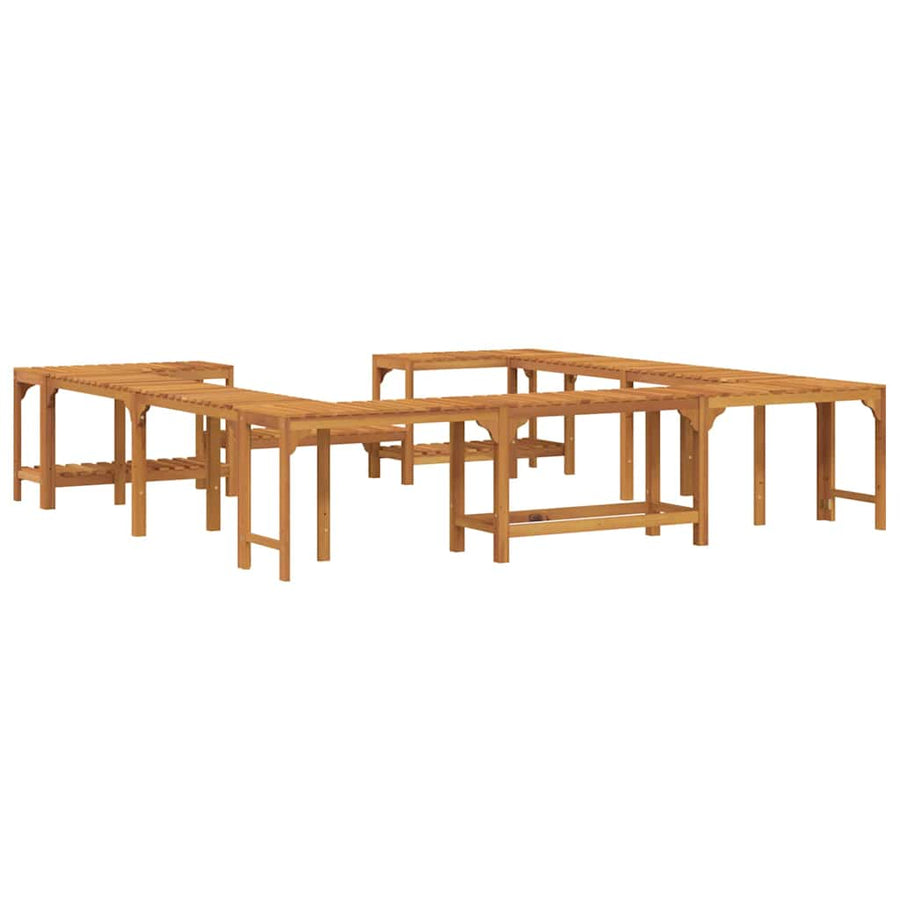 Hot Tub Surround Solid Acacia Wood Brown