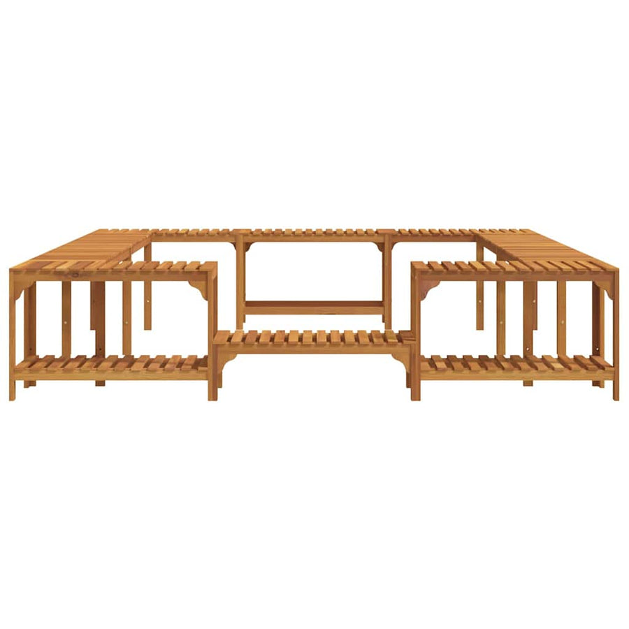 Hot Tub Surround Solid Acacia Wood Brown