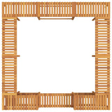 Hot Tub Surround Brown 255 x 255 x 55,5 cm Solid Acacia Wood