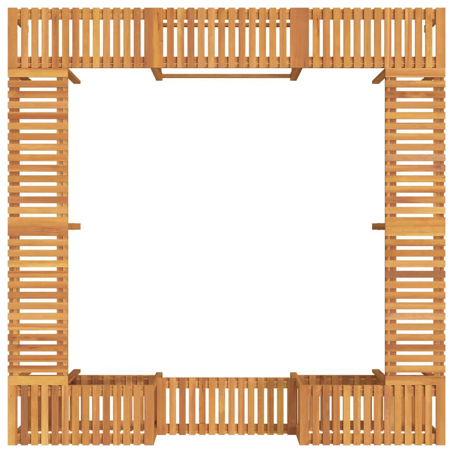 Hot Tub Surround Solid Acacia Wood Brown