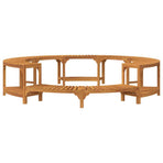 Hot Tub Surround Solid Acacia Wood Brown