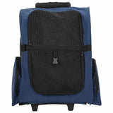 Pet Trolley 3-in-1 Design Blue 48x32x(57-106) cm Oxford Fabric