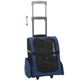 Pet Trolley 3-in-1 Design Blue 48x32x(57-106) cm Oxford Fabric - Close-Up Angle